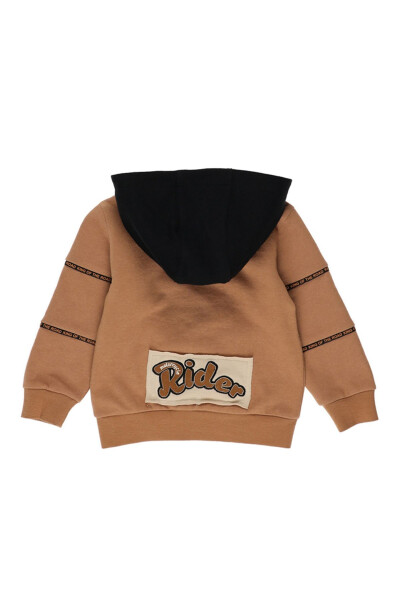 Erkek Bebek Kapüşonlu Sweatshirt - 2