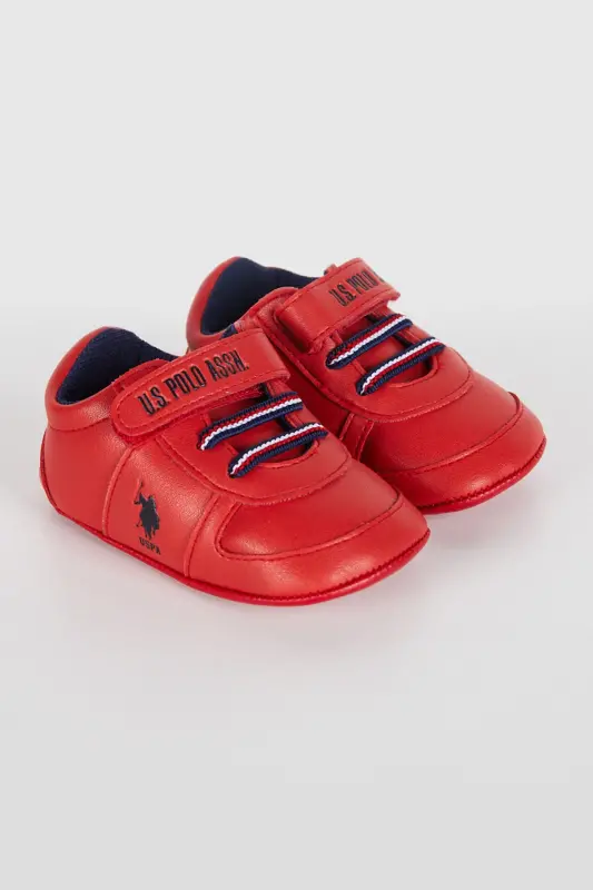 U.S. Polo Assn Erkek Bebek Kırmızı Ayakkabı - Kırmızı - 3