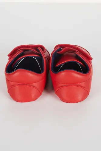 U.S. Polo Assn Erkek Bebek Kırmızı Ayakkabı - Kırmızı - 4