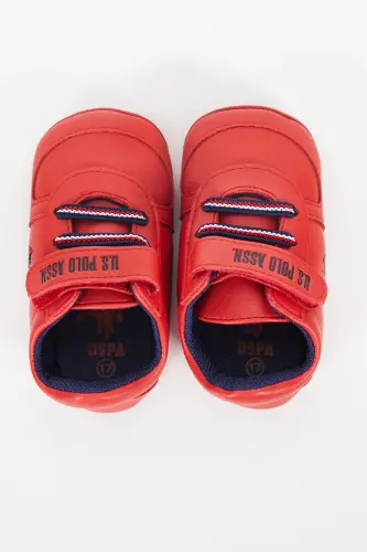 U.S. Polo Assn Erkek Bebek Kırmızı Ayakkabı - Kırmızı - 5