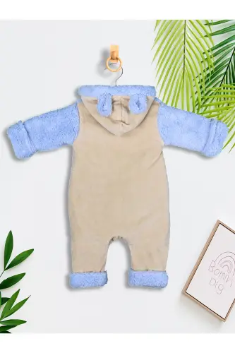 ERKEK BEBEK WELSOFT TULUM AYICIKLI BEBE MAVİ - 3