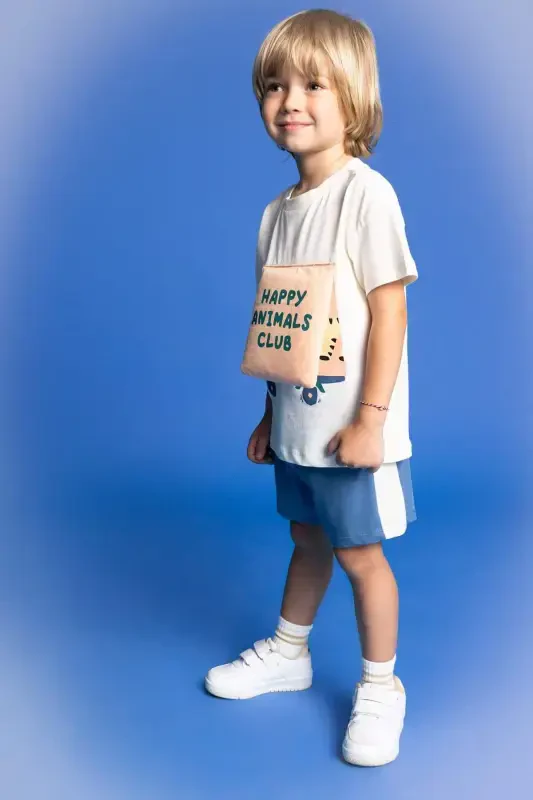 Erkek Bebek Renk Bloklu Şort C6270A524SM - 1