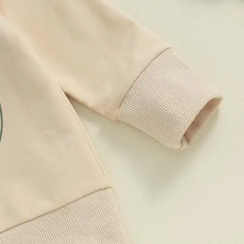 Baby Boy Fall Clothes Set Long Sleeve Letter Print Sweatshirt Pants Toddler Infant Outfits 6 12 18 24 Months 2T - 5