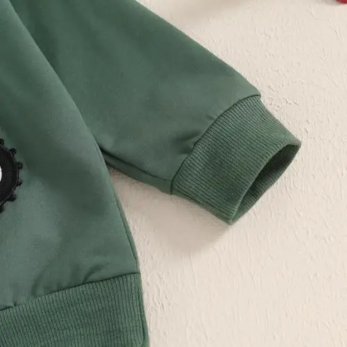 Baby Boy Fall Clothes Set Long Sleeve Letter Print Sweatshirt Pants Toddler Infant Outfits 6 12 18 24 Months 2T - 5