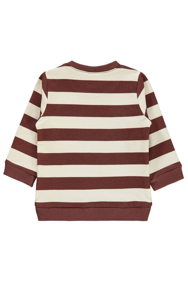 Erkek Bebek Sweatshirt (6-18 Ay) Çikolata Kahve - 2