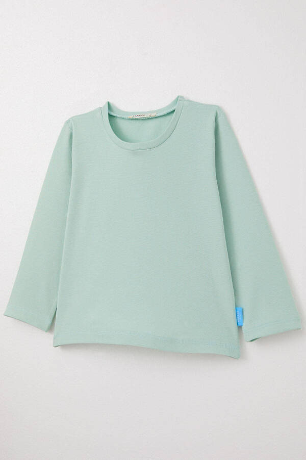 Эркек Бэбэк Узун Коллу Тишөрт Басик 9 Ай-3 Яш, Ми - 3