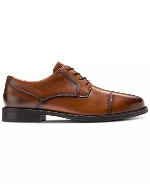 Erkek Bedford Cap Toe Oxford Ayakkabısı Britanya Kahverengisi - 2