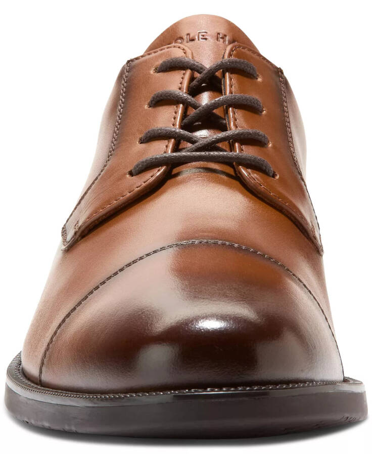 Erkek Bedford Cap Toe Oxford Ayakkabısı Britanya Kahverengisi - 3