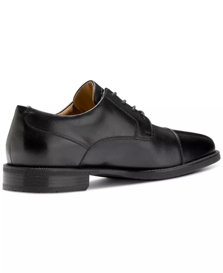 Erkek Bedford Cap Toe Oxford Deri Ayakkabı Siyah - 4