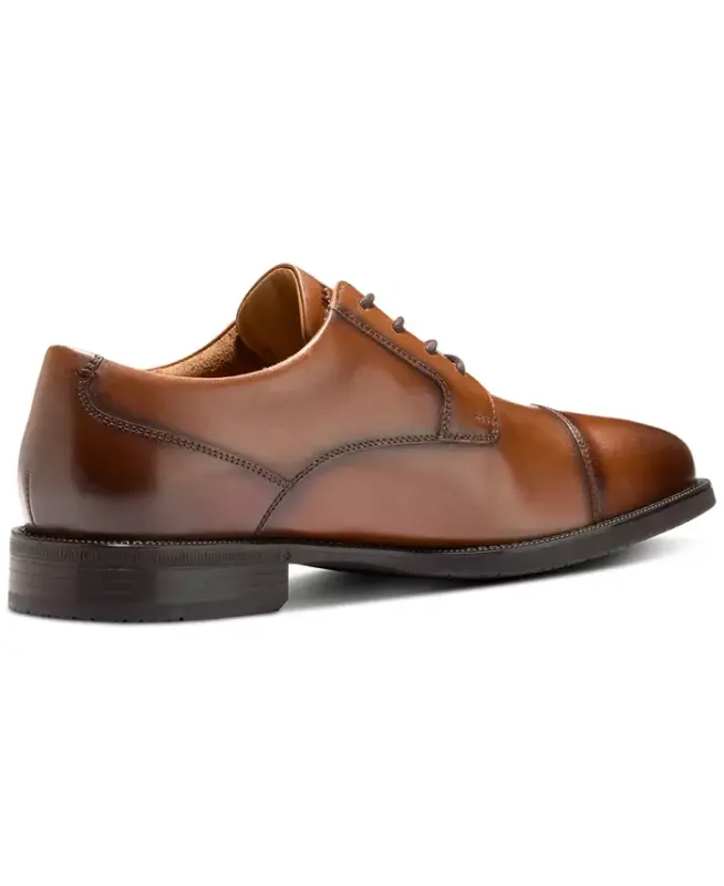 Men's Bedford Cap Toe Oxford Dress Shoe - British Tan - 5