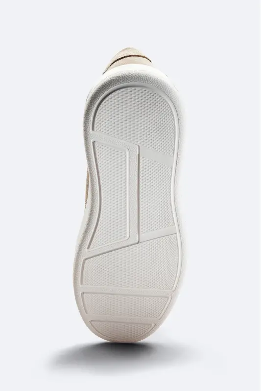 Erkek Bej %100 Süet Esnek Taban Hafif Casual Ayakkabı B008002 - Bej - 5