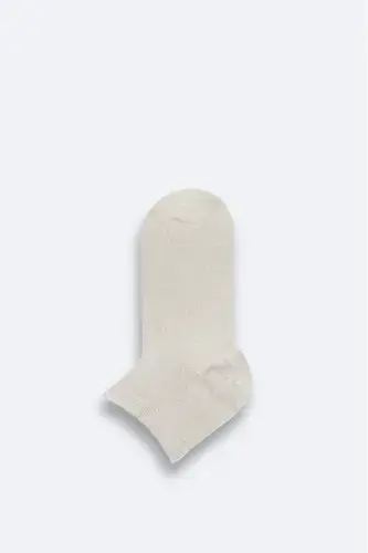 Erkek Bej Pamuklu Patik Çorap B008556-Bej - 1