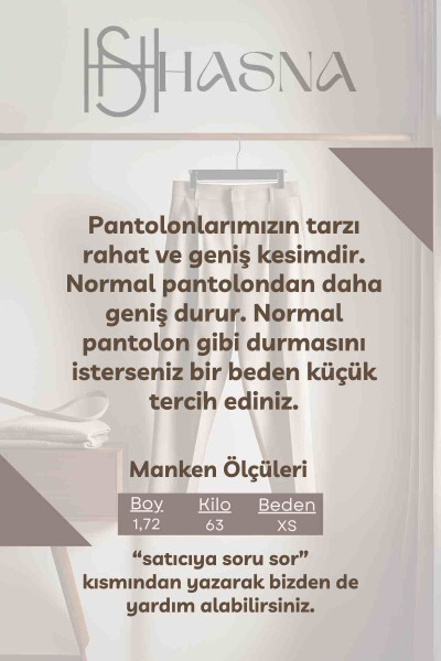 Erkek Bej Rahat Kesim Beli Lastikli Esnek Hac Ve Umre Şalvar Pantolon - 8