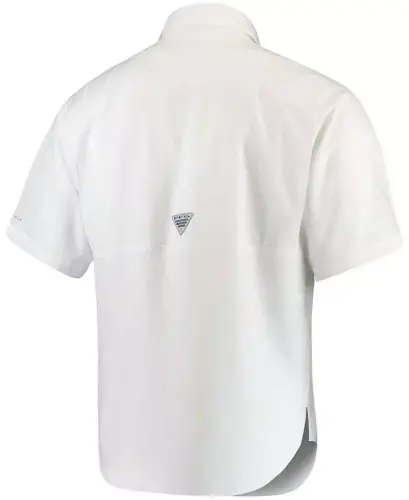 Men's White Alabama Crimson Tide Tamiami Shirt - White - COLUMBIA (1)