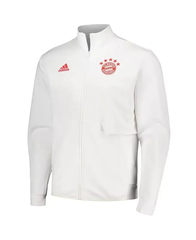 Men's White Bayern Munich 2023/24 Anthem Full-Zip Jacket - White - 2