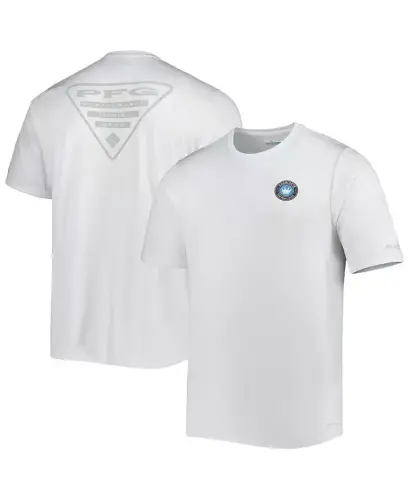Men's White Charlotte FC Terminal Tackle Omni-Shade T-shirt - White - 1