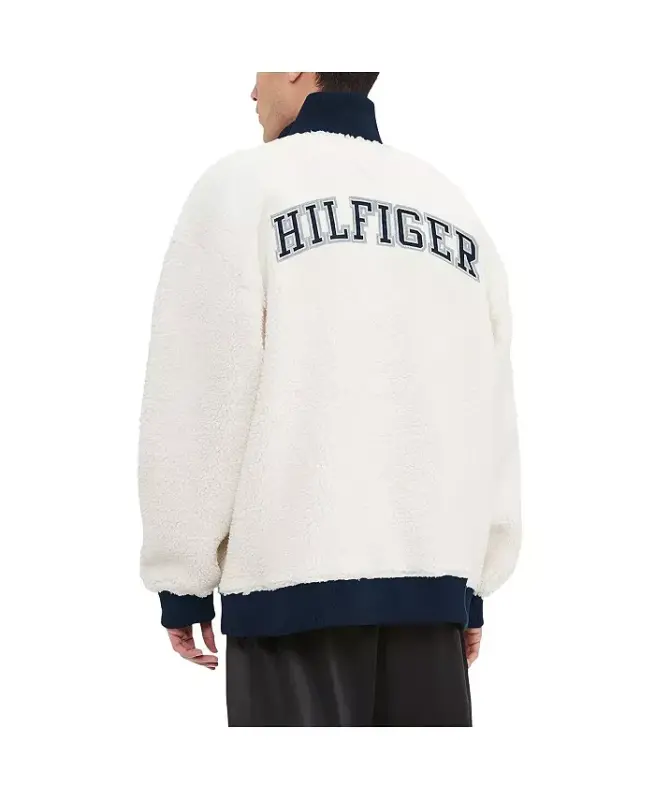Men's White Dallas Cowboys Jordan Sherpa Quarter-Zip Jacket - White - 3
