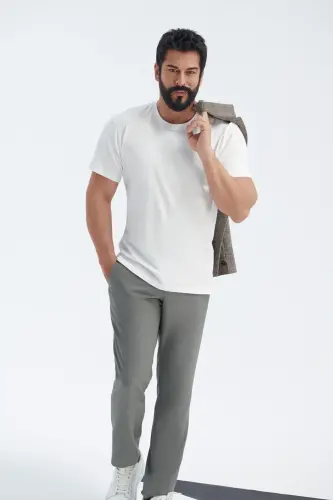 Erkek BEYAZ-LACIVERT 2'li Paket Slim Fit Dar Kesim - 6