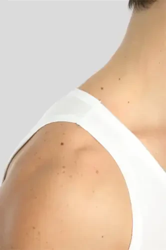 Erkek Beyaz Loklu Atlet 3'lü Paket %100 Pamuklu - 2