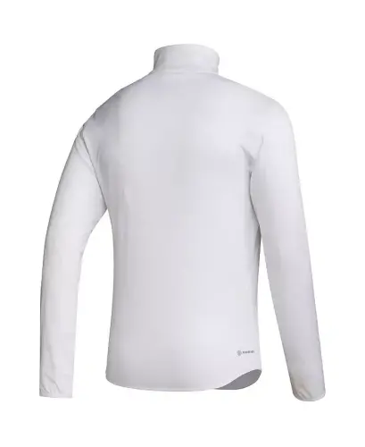 Men's White Texas A&M Aggies Ol' Sarge Sideline Knit Quarter-Zip Pullover Top - White - 3