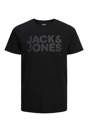 Jjecorp Logo Tee S Siyah - Siyah Erkek T-Shirt 12151955 - Black - 1