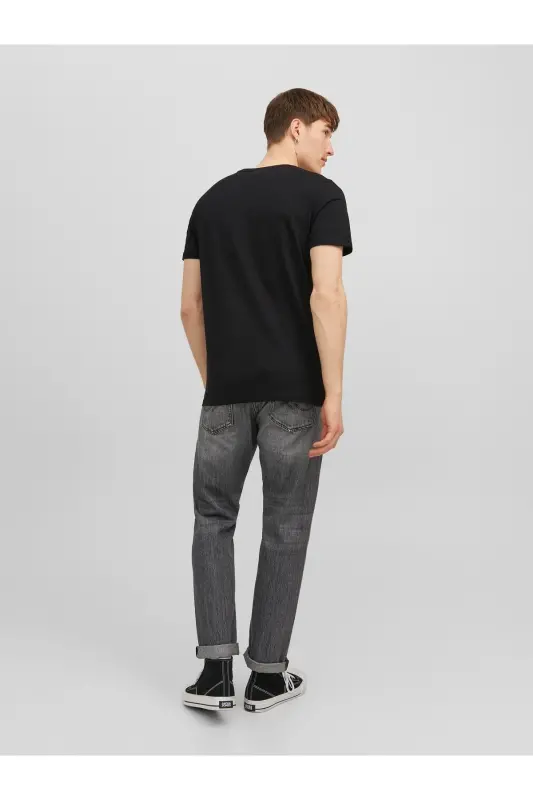 Jjecorp Logo Tee S Siyah - Siyah Erkek T-Shirt 12151955 - Black - 7