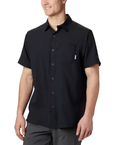 Men's Slack Tide Camp Shirt-Black 