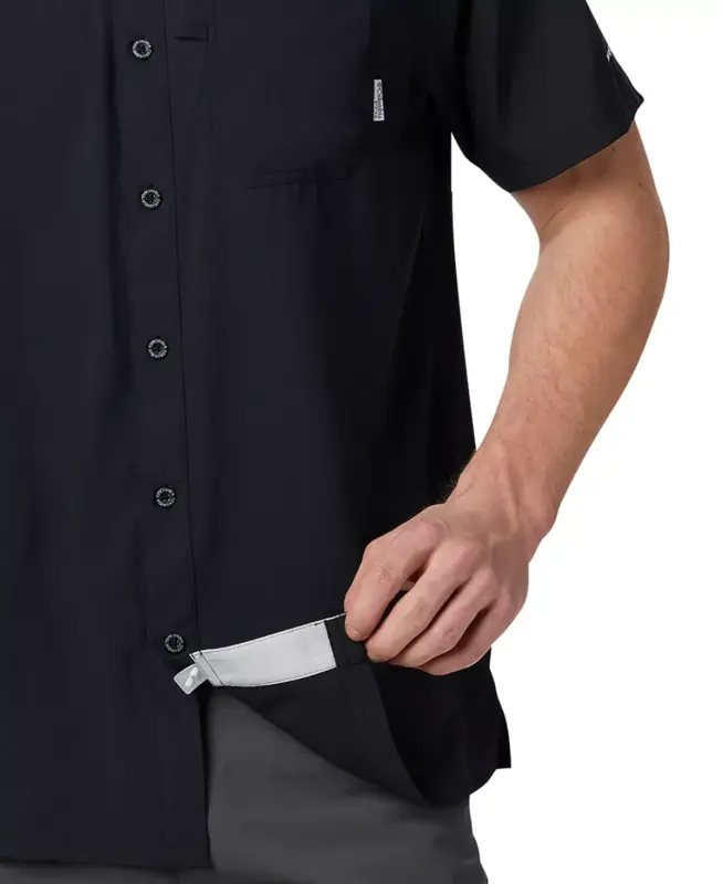 Men's Slack Tide Camp Shirt - Black - 4