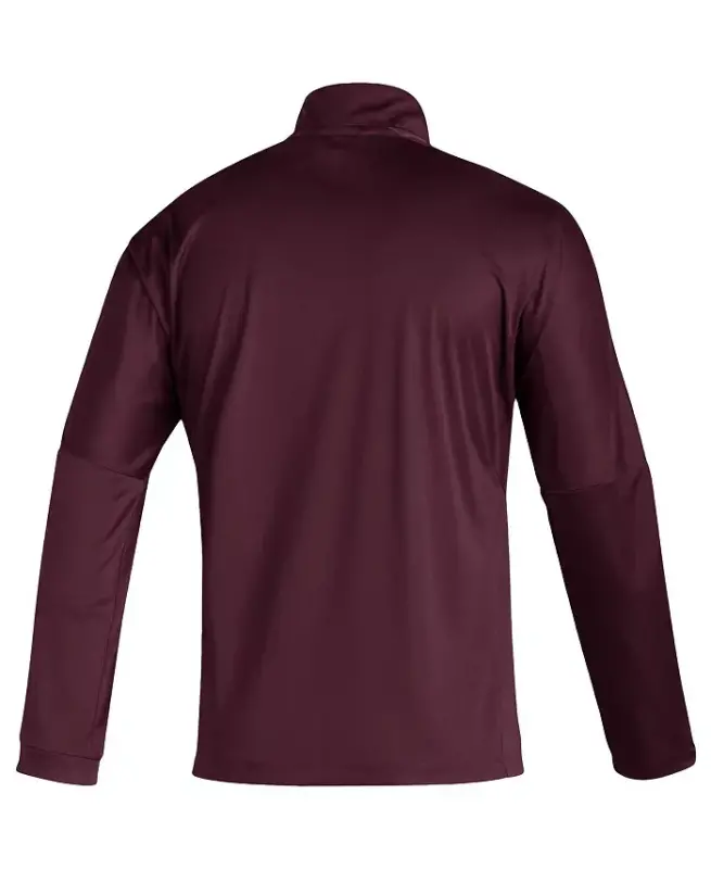 Men's Maroon Mississippi State Bulldogs 2021 Sideline Quarter-Zip Jacket - Maroon - 3