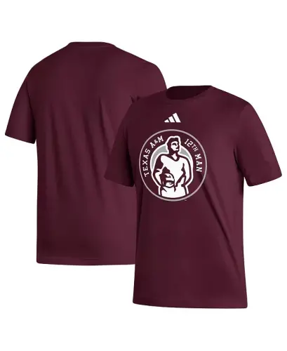 Men's Maroon Texas A&M Aggies Sideline Strategy Fresh T-shirt-Maroon - ADIDAS (1)