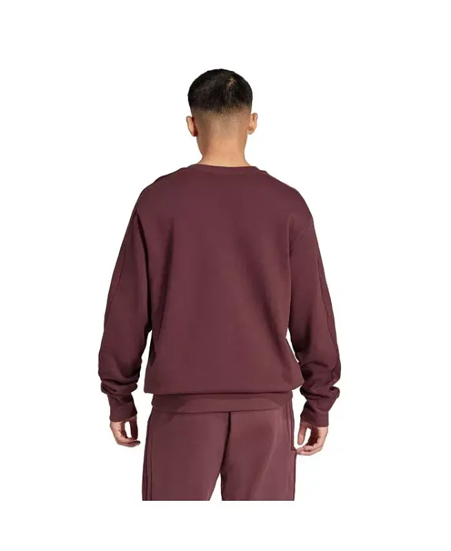 Men's Maroon New Zealand Rugby All Blacks Pullover Sweatshirt-Maroon - 3