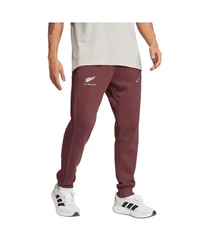 Men's Maroon New Zealand Rugby All Blacks Pants - Maroon - 1