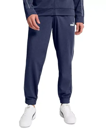 Men's Piped Tricot Joggers - Blue 