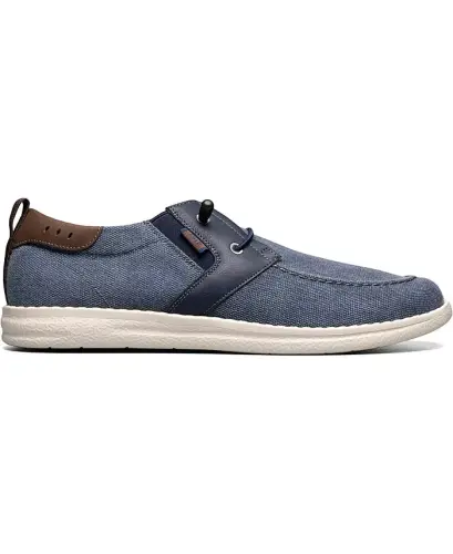 Men's Brewski Moc Toe Shoes - Navy - NUNN BUSH (1)