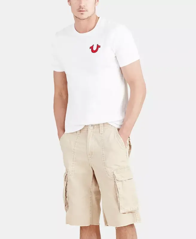 Men's Buddha Logo Crewneck Short Sleeve T-shirt - White - 2