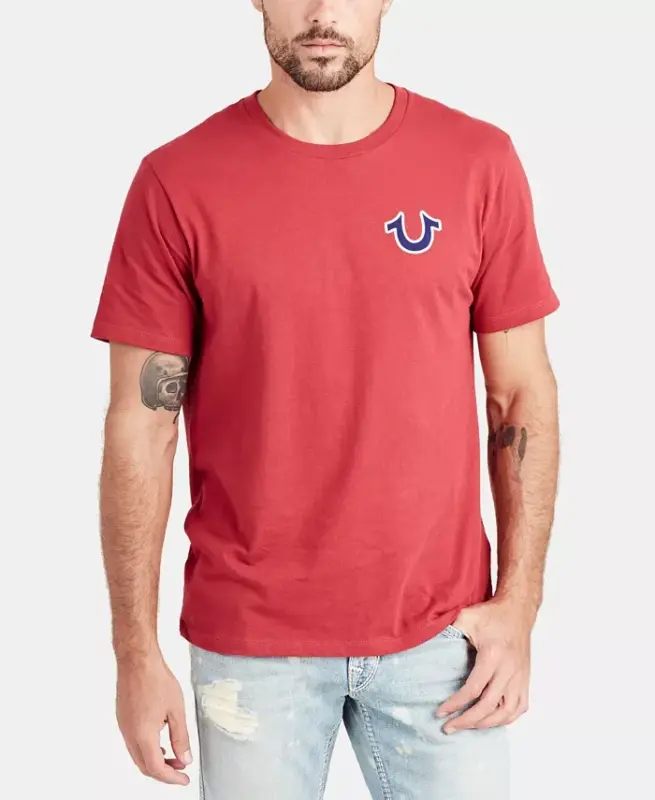 Men's Buddha Logo Crewneck Short Sleeve T-shirt - 2