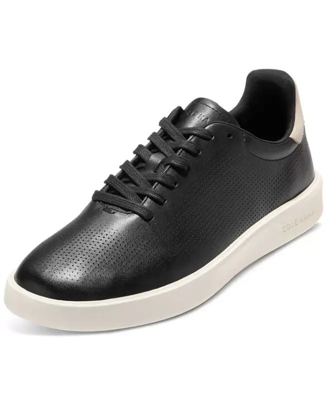 Men's Grand Crosscourt Daily Laser Sneaker - Black - 4