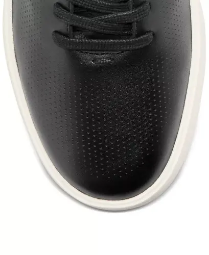 Men's Grand Crosscourt Daily Laser Sneaker - Black - 7