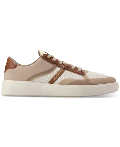 Men's Grand Crosscourt Winner Mixed-Media Lace-Up Sneakers - Light Sesame-Golden Honey-Ivory - 2