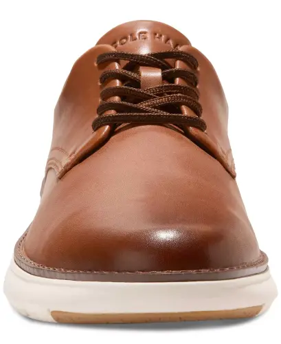 Men's Grand Remix Oxford Dress Shoe - British Tan-Ivory - 3