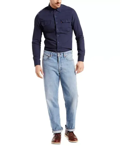 Men's Big & Tall 550™ Relaxed Fit Stretch Jeans - Clif - 8