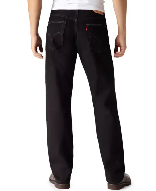 Men's Big & Tall 550™ Relaxed Fit Non-Stretch Jeans - Black - 2