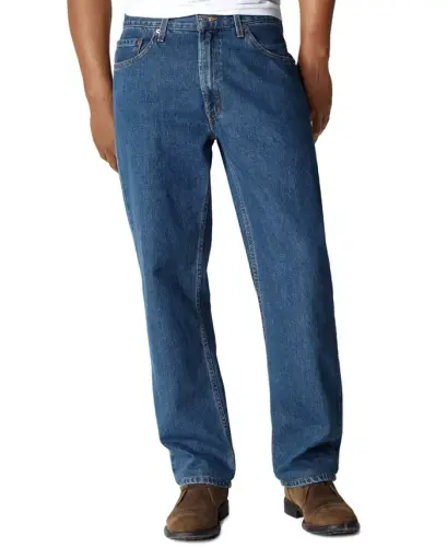Men's Big & Tall 550™ Relaxed Fit Non-Stretch Jeans - Dark Stonewash 