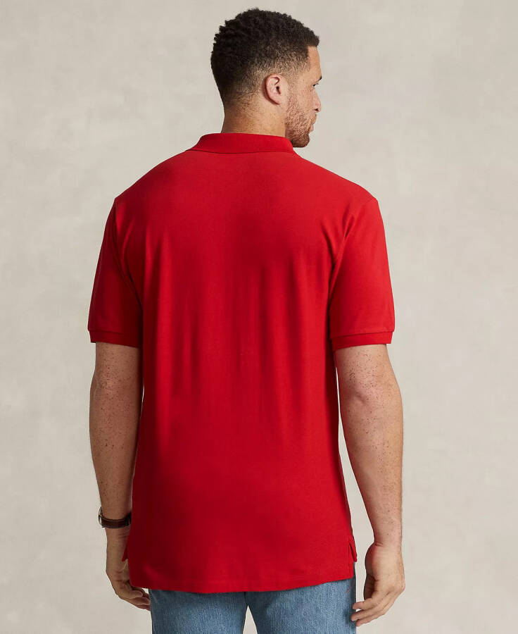 Men's Big & Tall The Iconic Mesh Polo Shirt-Rl2000 Red - 2