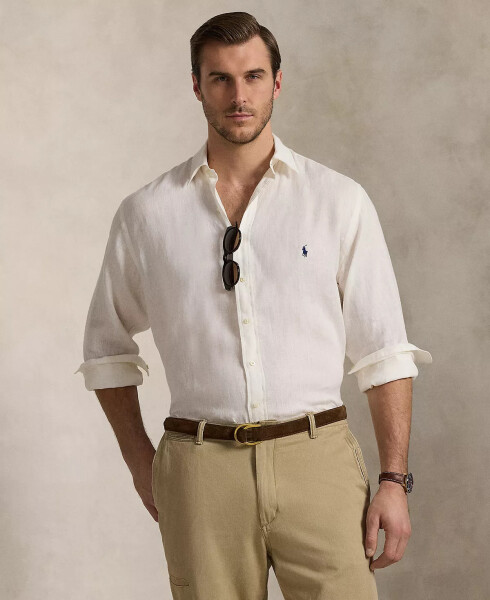 Men's Big & Tall Linen Shirt 