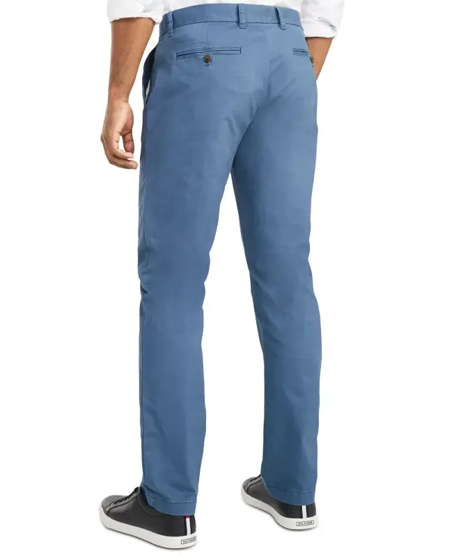 Men's Big & Tall TH Flex Stretch Custom-Fit Chino Pants - Bayhead Blue - 3