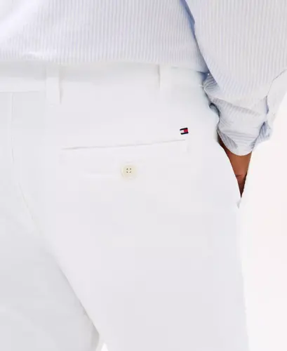 Men's Big & Tall TH Flex Stretch Custom-Fit Chino Pants - Bright White - 4