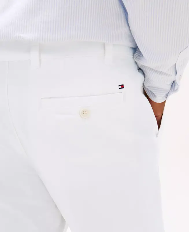 Men's Big & Tall TH Flex Stretch Custom-Fit Chino Pants - Bright White - 4