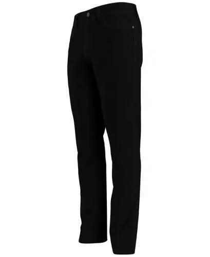 Men's Big & Tall Straight Fit Stretch Jeans - Black Denim - 5