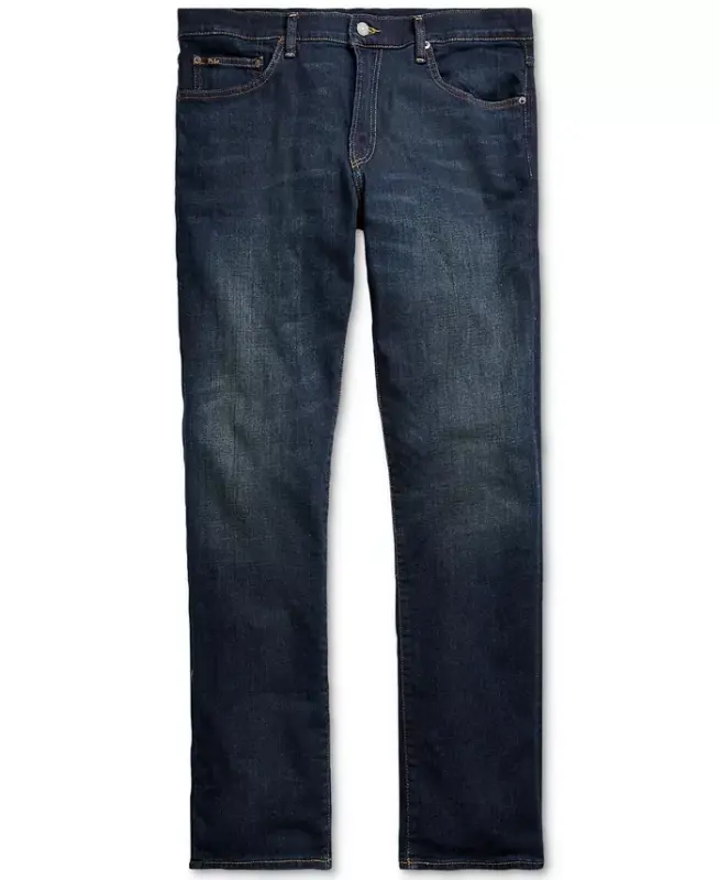 Erkek Büyük & Uzun Hampton Rahat Düz Kesim Kot Pantolon - 1